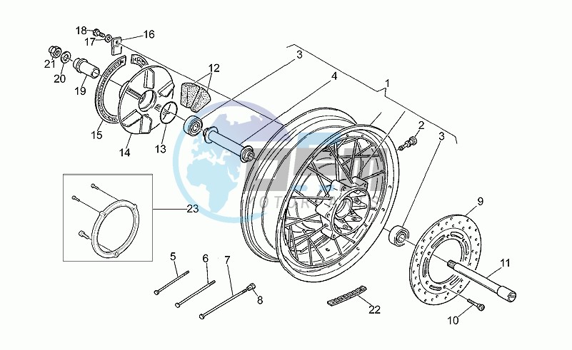 Rear wheel