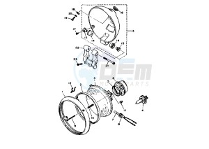 XV VIRAGO 750 drawing HEADLIGHT