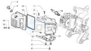 Sfera 125cc drawing Head cover