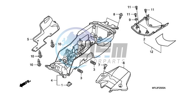 REAR FENDER (CBR1000RR)