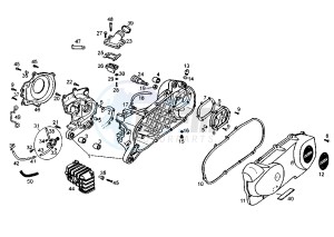 ATLANTIS - 100 cc drawing CRANKCASE