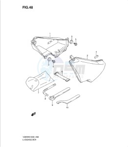 VZ800K9 drawing LUGGAGE BOX