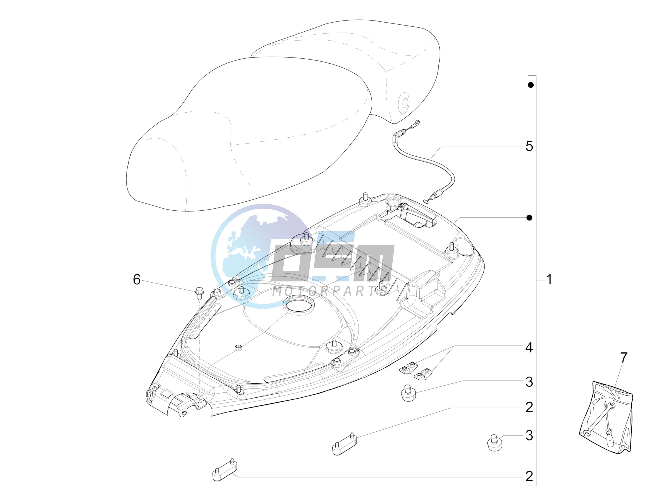 Saddle/seats