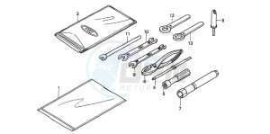 TRX650FA drawing TOOLS