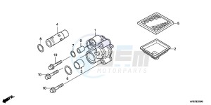 TRX500FPED TRX500FPE ED drawing OIL PUMP