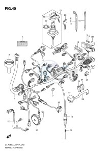 LT-A750X (P17) drawing WIRING HARNESS (LT-A750XL1 P24)