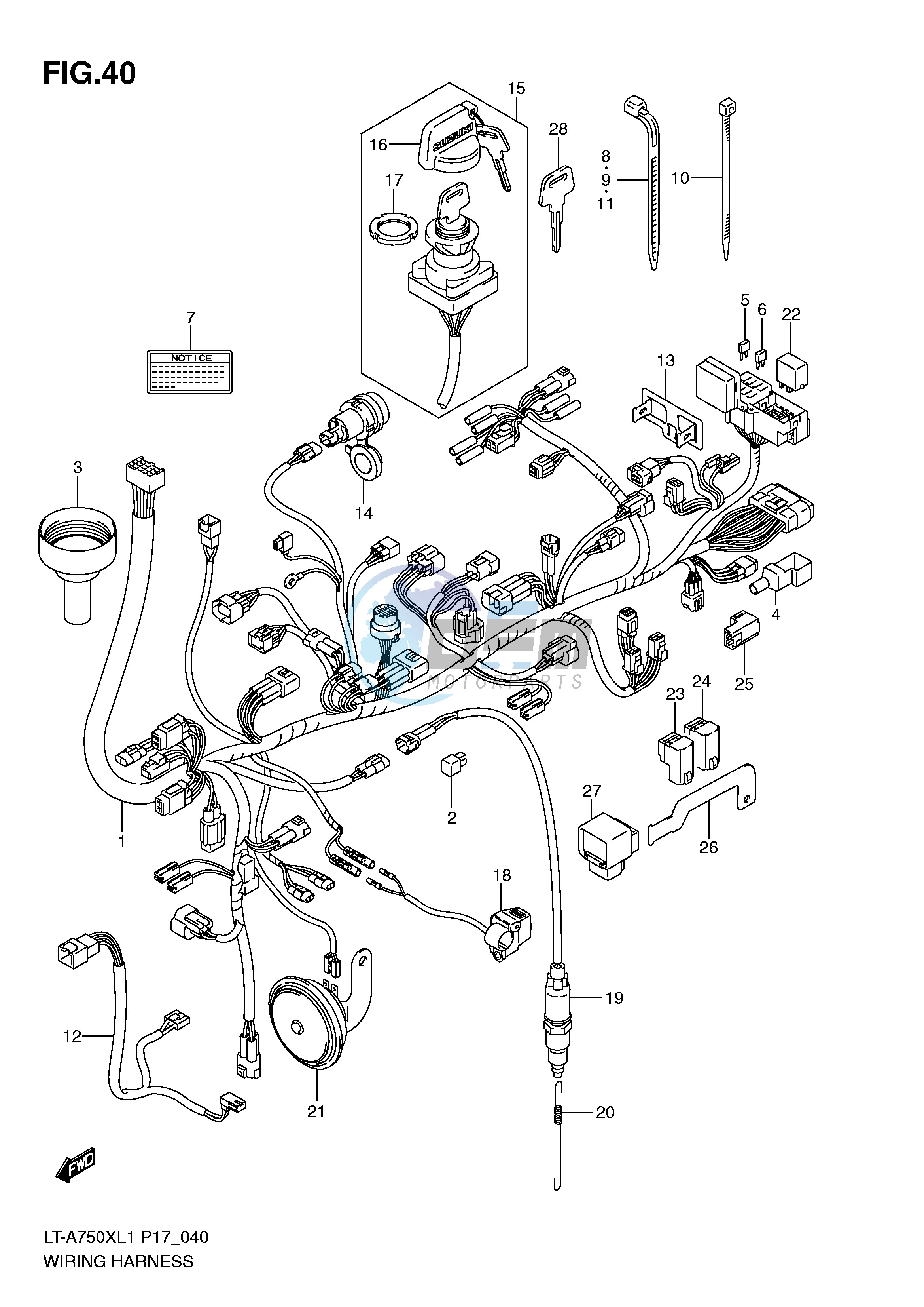 WIRING HARNESS (LT-A750XL1 P24)