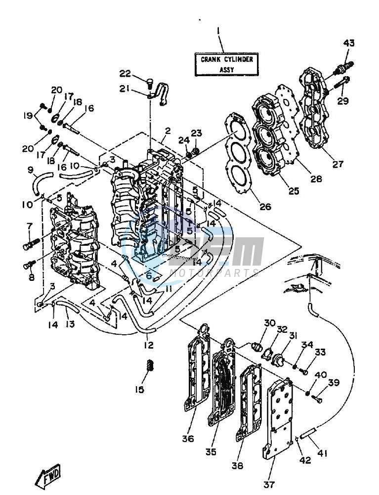 CYLINDER--CRANKCASE