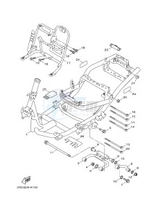 YW125CB BW'S 125 (37D7) drawing FRAME