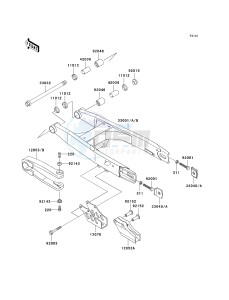 KX 65 A [KX65] (A1-A5) [KX65] drawing SWINGARM