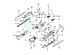 SV - 250 cc drawing FLOOR PANEL