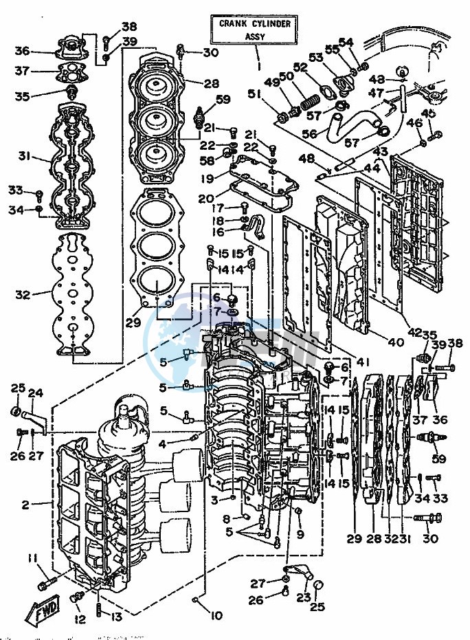 CYLINDER--CRANKCASE