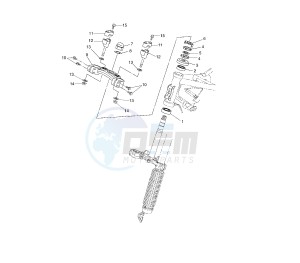 XT Z TENERE 660 drawing STEERING