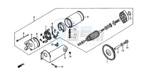 ST1100 drawing STARTING MOTOR