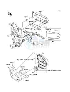 VN1600 CLASSIC TOURER VN1600-D1H GB XX (EU ME A(FRICA) drawing Side Covers