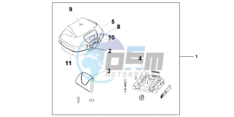 TOP BOX 45L