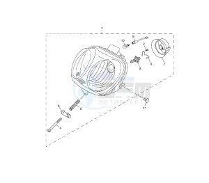 YN F NEO'S 4 50 drawing HEADLIGHT