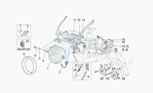 V 11 1100 Le Mans - Sport Naked Le Mans/Sport Naked drawing Le mans headlight