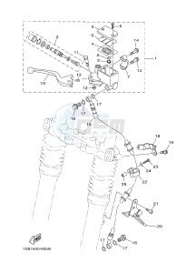 XTZ125E (1SBB) drawing FRONT MASTER CYLINDER