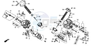 NV750C2 drawing CARBURETOR (COMPONENT PARTS)