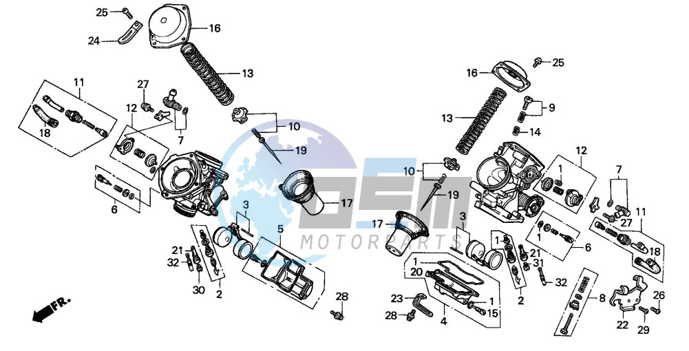 CARBURETOR (COMPONENT PARTS)