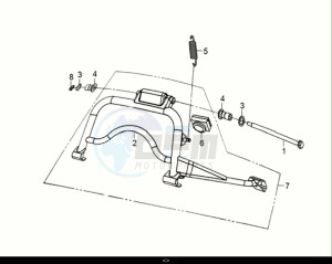 SYMPHONY 50 (XF05W1-EU) (E5) (M1) drawing MAIN STAND