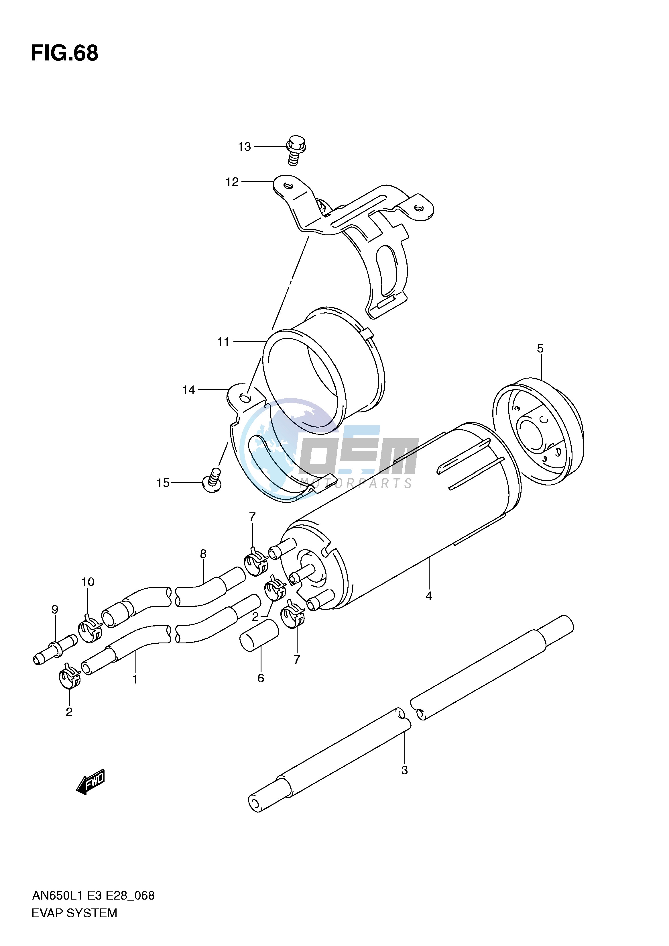 EVAP SYSTEM (AN650L1 E33)