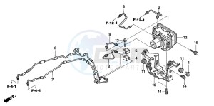 CB1300 CB1300SUPER FOUR drawing ABS MODULATOR