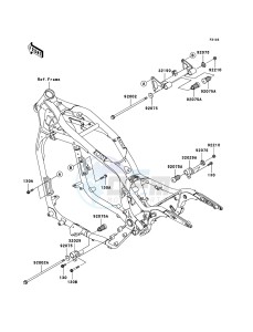 VN1600 MEAN STREAK VN1600B7F GB XX (EU ME A(FRICA) drawing Engine Mount