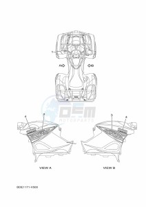 YFM700FWAD GRIZZLY 700 EPS (BDE4) drawing GRAPHICS