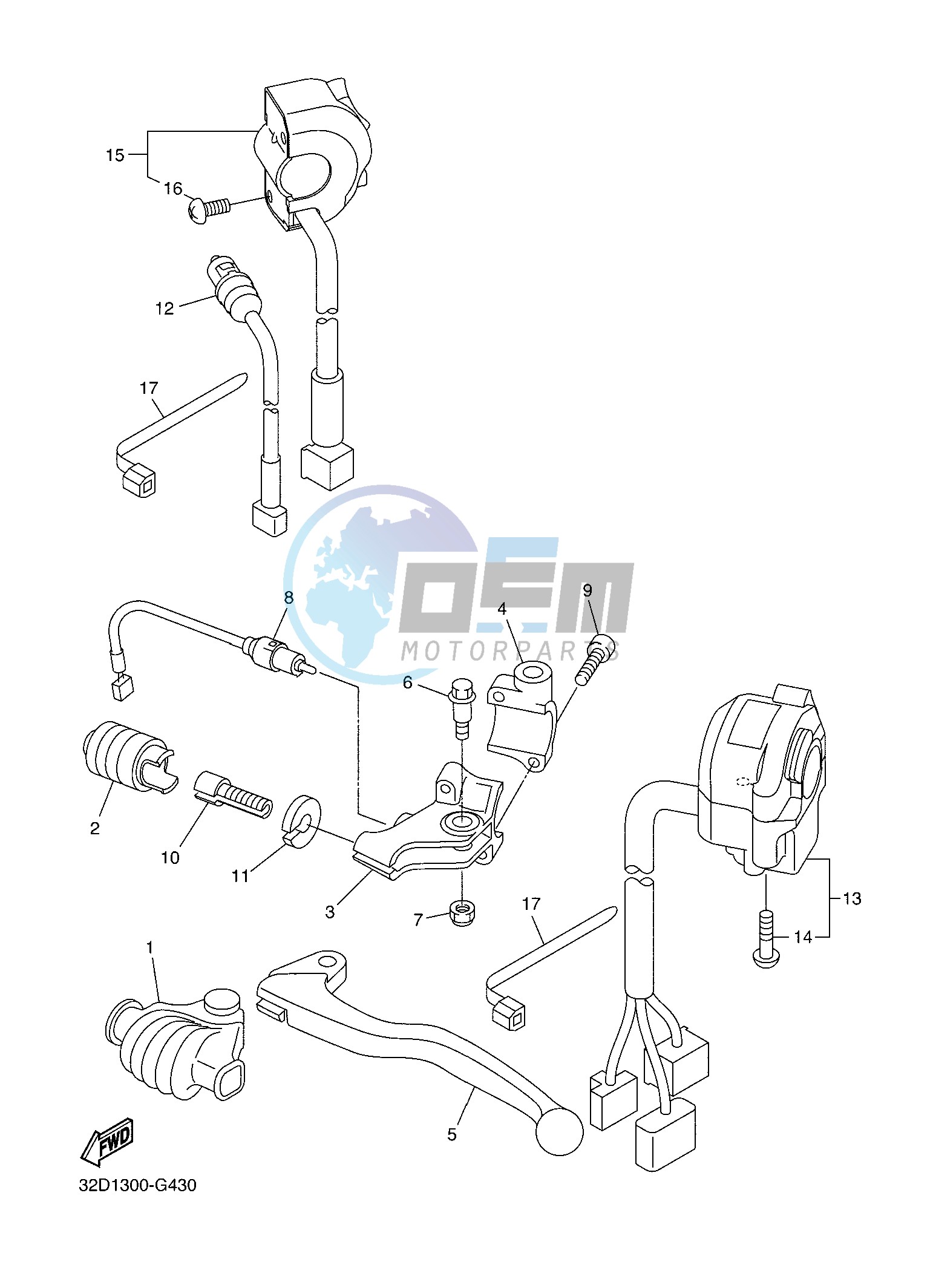 HANDLE SWITCH & LEVER