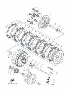 YZ85LW (B0G4) drawing CLUTCH