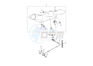 FZ6 600 drawing SEAT