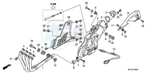 CBR1000RA9 Korea - (KO / ABS HRC) drawing EXHAUST MUFFLER