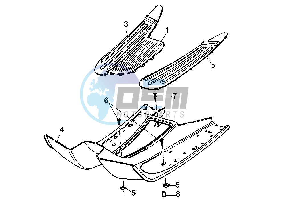 Footrest Plane