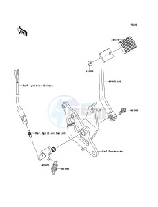 VN900_CUSTOM VN900C9FA GB XX (EU ME A(FRICA) drawing Brake Pedal