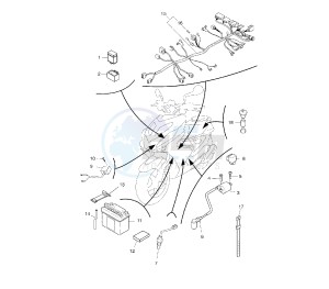 NS AEROX NAKED 50 drawing BATTERY