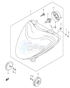 AY50 (P19) katana drawing HEADLAMP