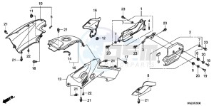 TRX500FPAC drawing BODY COVER