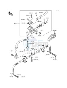 KLF 300 B [BAYOU 300] (B1-B4) [BAYOU 300] drawing FRONT MASTER CYLINDER