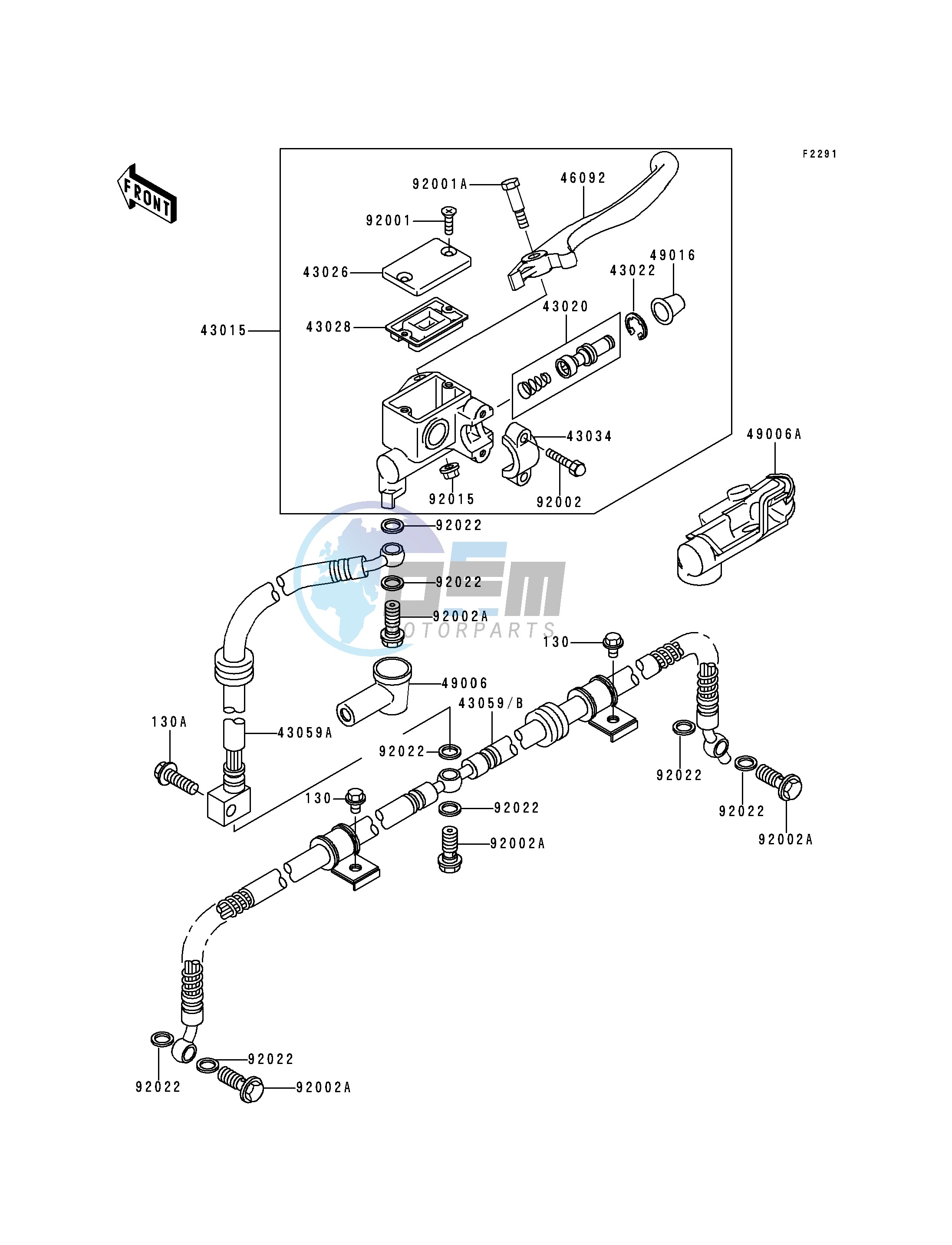 FRONT MASTER CYLINDER