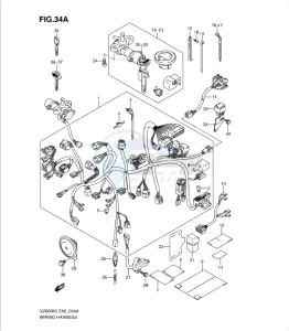 VZ800K9 drawing WIRING HARNESS (MODEL K9)