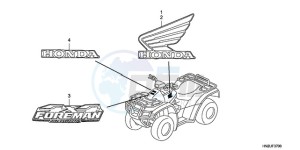 TRX500FA9 Australia - (U) drawing EMBLEM/MARK