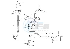 X9 200 drawing Brake hose