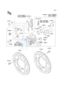 VN 1700 G [VULCAN 1700 CLASSIC LT] (9G-9FA) G9F drawing FRONT BRAKE