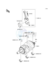 ER-6n ER650A6S GB XX (EU ME A(FRICA) drawing Crankshaft