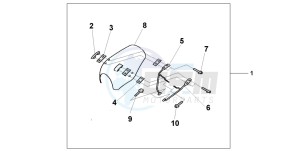 NV750C2 drawing WINDSCREEN