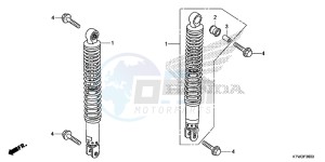 SH300E SH300E UK - (E) drawing REAR CUSHION