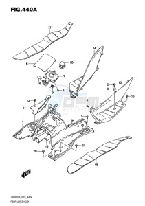 UH200 BURGMAN EU drawing REAR LEG SHIELD