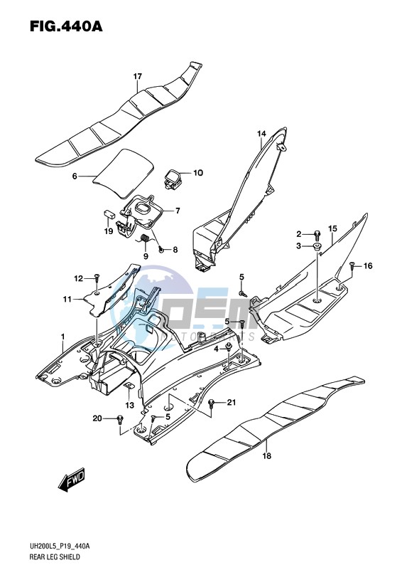 REAR LEG SHIELD